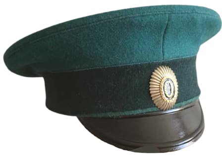 Пример фуражки офицера отдельного корпуса пограничной стражи ОКПС образца 1902 года. .