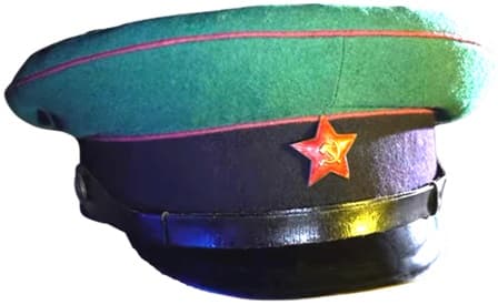 Зелёная фуражка пограничной охраны НКВД Карацуповка 1935 года.